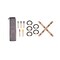 Rustik Ring Toss Classic Game Set - Solid Wood Outdoor Family Backyard Lawn Game, Travel Storage Bag, 2+ Players Ages 6+